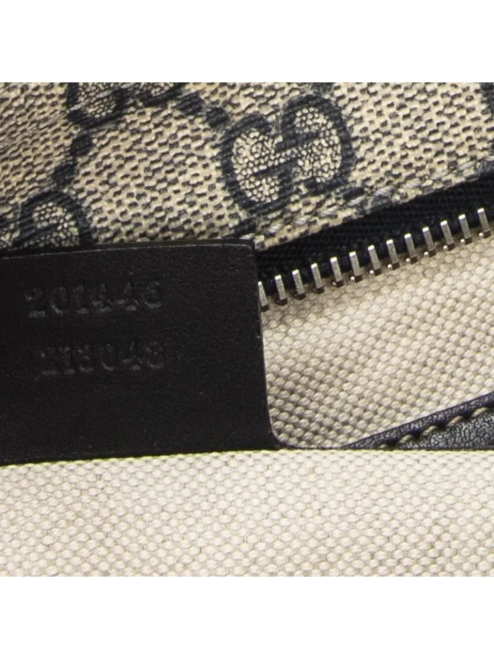 Gucci Large Square Zip Messenger Gray Navy Supreme Canvas - Picture 10 of 10